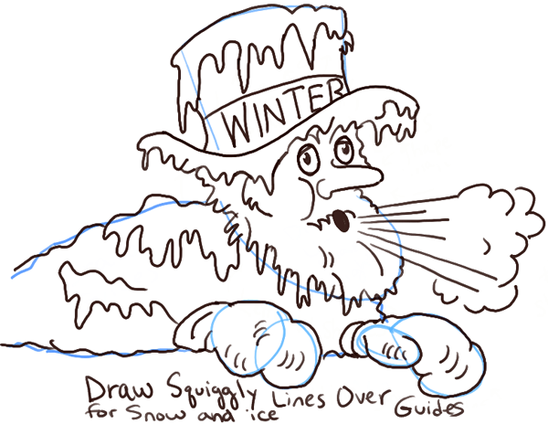 600x464 how to draw old man winter - Old Man Winter Drawing