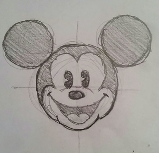 Old Mickey Mouse Drawing at PaintingValley.com | Explore collection of ...