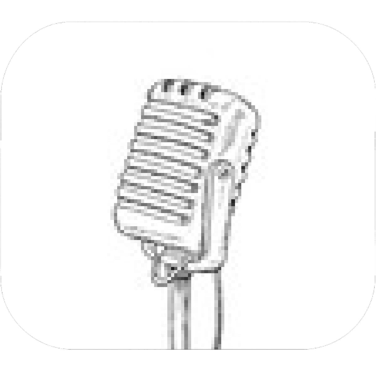 1200x1200 Designs Mein Mousepad Design Mousepad Selbst Designen - Old Microphone Drawing