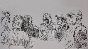 300x168 old people drawings fine art america - Old People Drawing