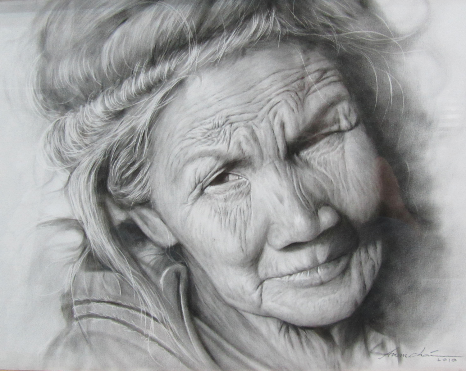 Old People Drawing at PaintingValley.com | Explore collection of Old ...