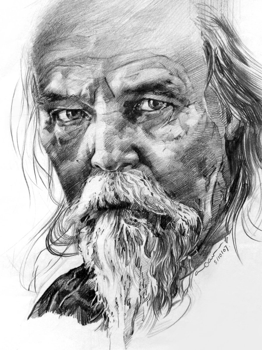 900x1203 pencil drawings of people - Old People Drawing