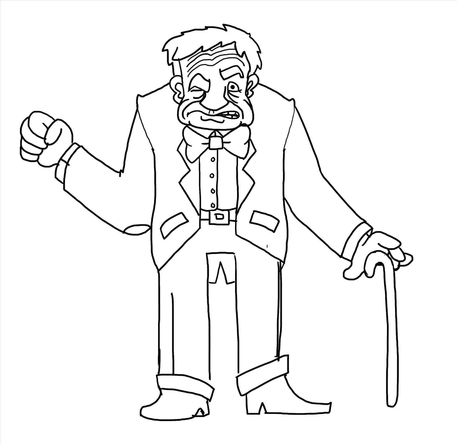 1900x1844 people man youtuberhyoutubecom how easy simple old man drawing - Old People Drawing