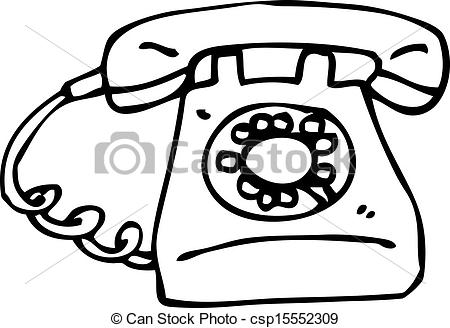 450x328 Huge Collection Of 'old Telephone Drawing' Download More Than - Old Phone Drawing