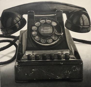 375x358 old phone drawing - Old Phone Drawing