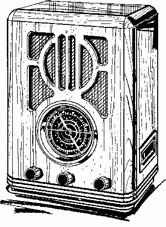 339x464 tat tings radio drawing, drawings, leather - Old Radio Drawing