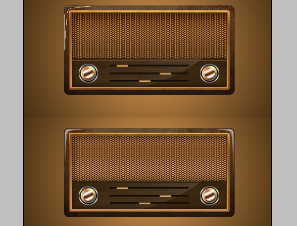 600x458 design a vintage radio icon in photoshop - Old Radio Drawing