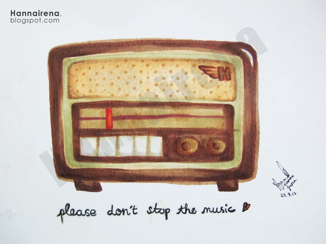 1126x845 draw a old radio - Old Radio Drawing