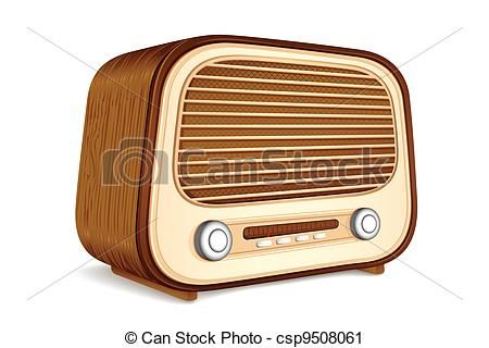450x320 old radio drawing - Old Radio Drawing