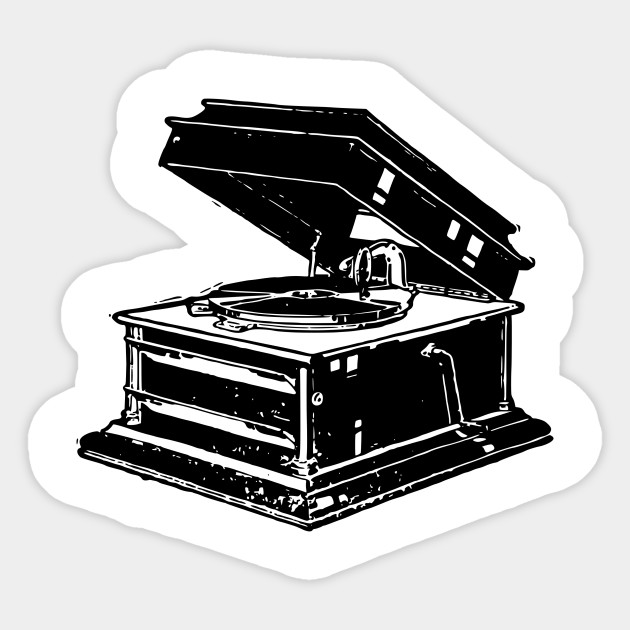 630x630 old record player - Old Record Player Drawing