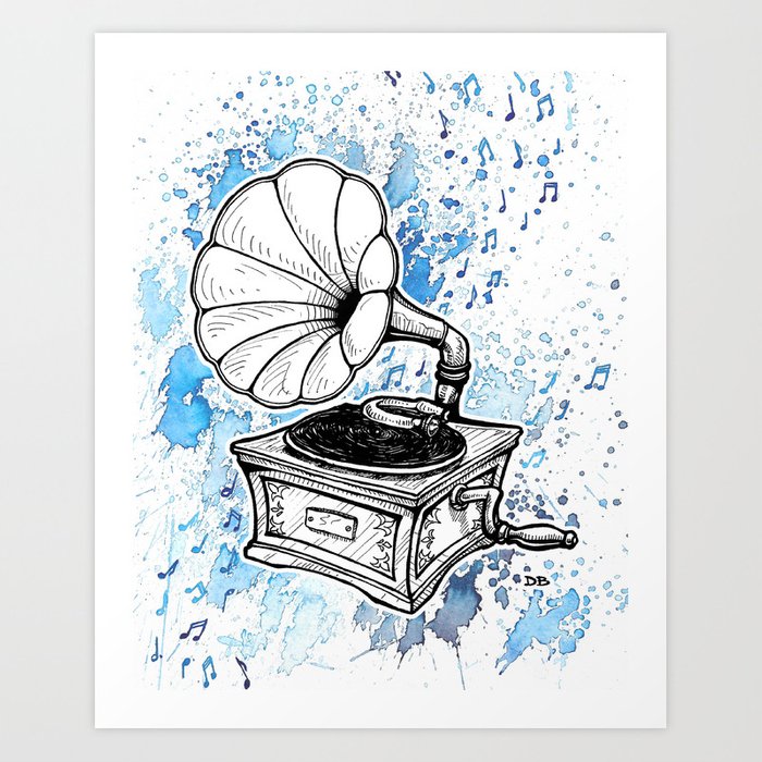 700x700 vintage record player - Old Record Player Drawing