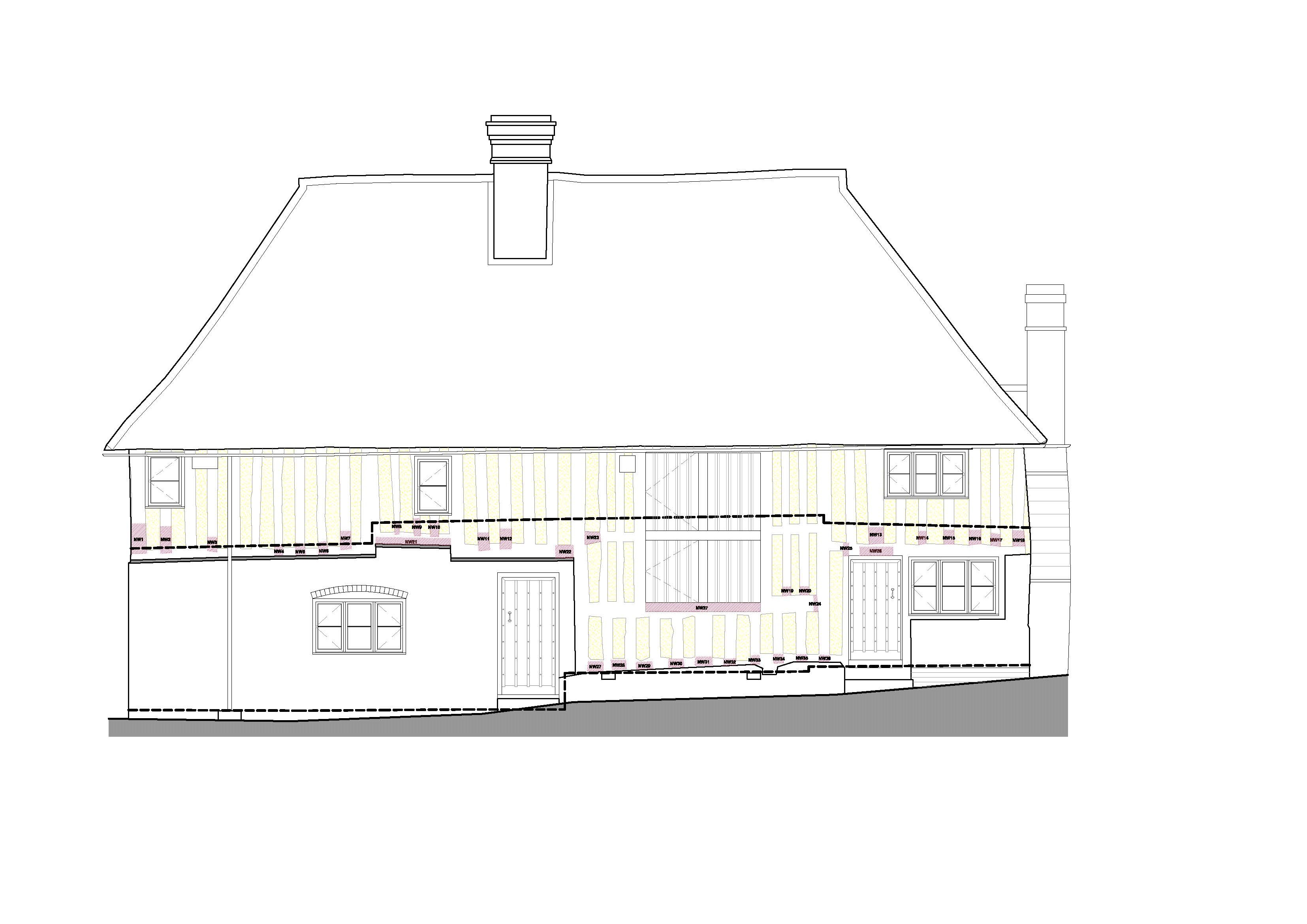 3309x2339  - Old School House Drawing