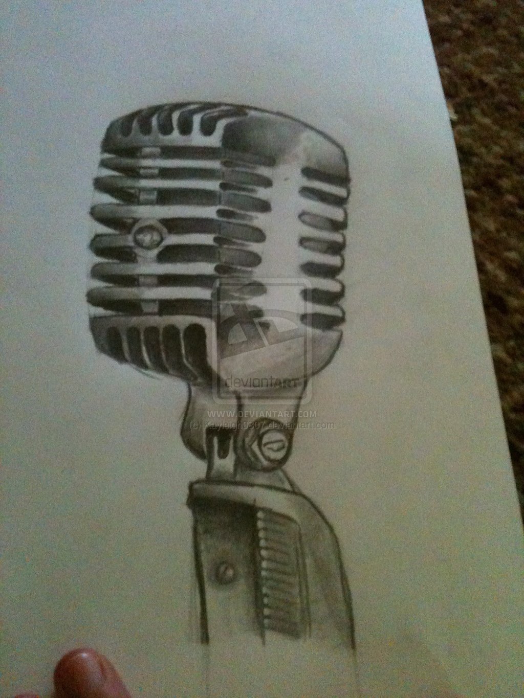 Old School Microphone Drawing at PaintingValley.com | Explore ...