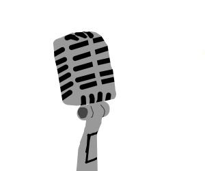 300x250 old school microphone drawing - Old School Microphone Drawing