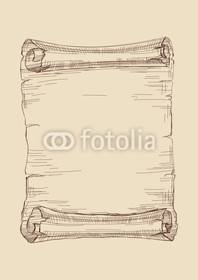 283x400 old scroll drawing vector illustration god poster blessed posters - Old Scroll Drawing