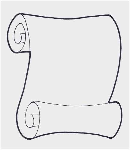 432x497 scrolly clipart good old scroll banner mower clipart - Old Scroll Drawing