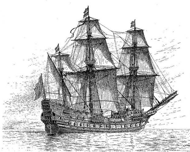 620x497 easy old ship drawing a drawing of the swedish boat and ship - Old Ship Drawing