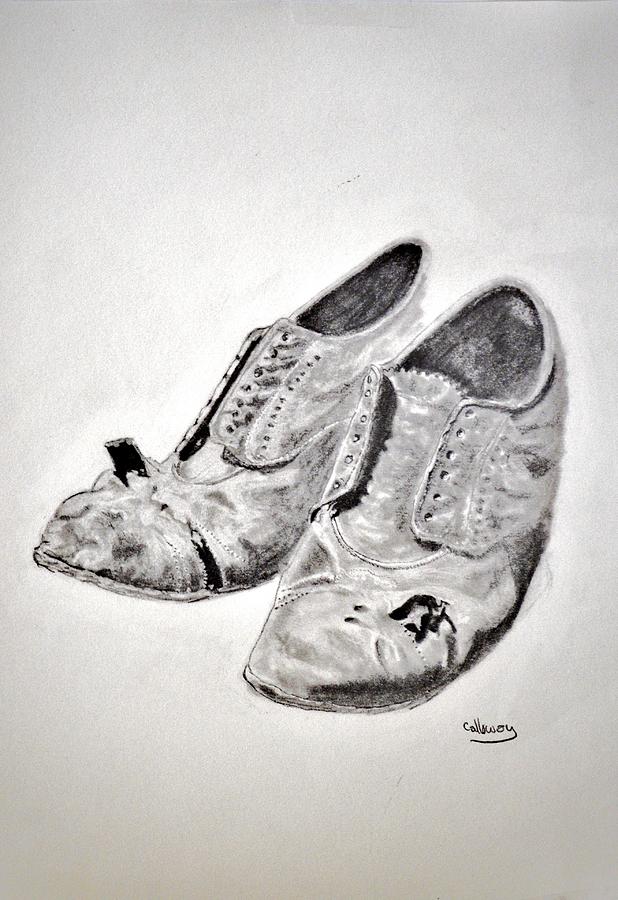 618x900 Old Shoes Drawing - Old Shoes Drawing