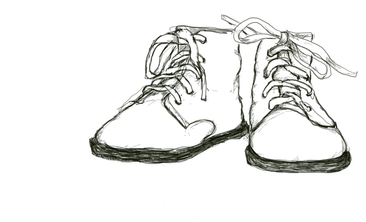 1243x756 Old Shoes Bad Drawings - Old Shoes Drawing