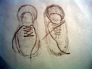 320x240 a drawing each day old pair of shoes - Old Shoes Drawing