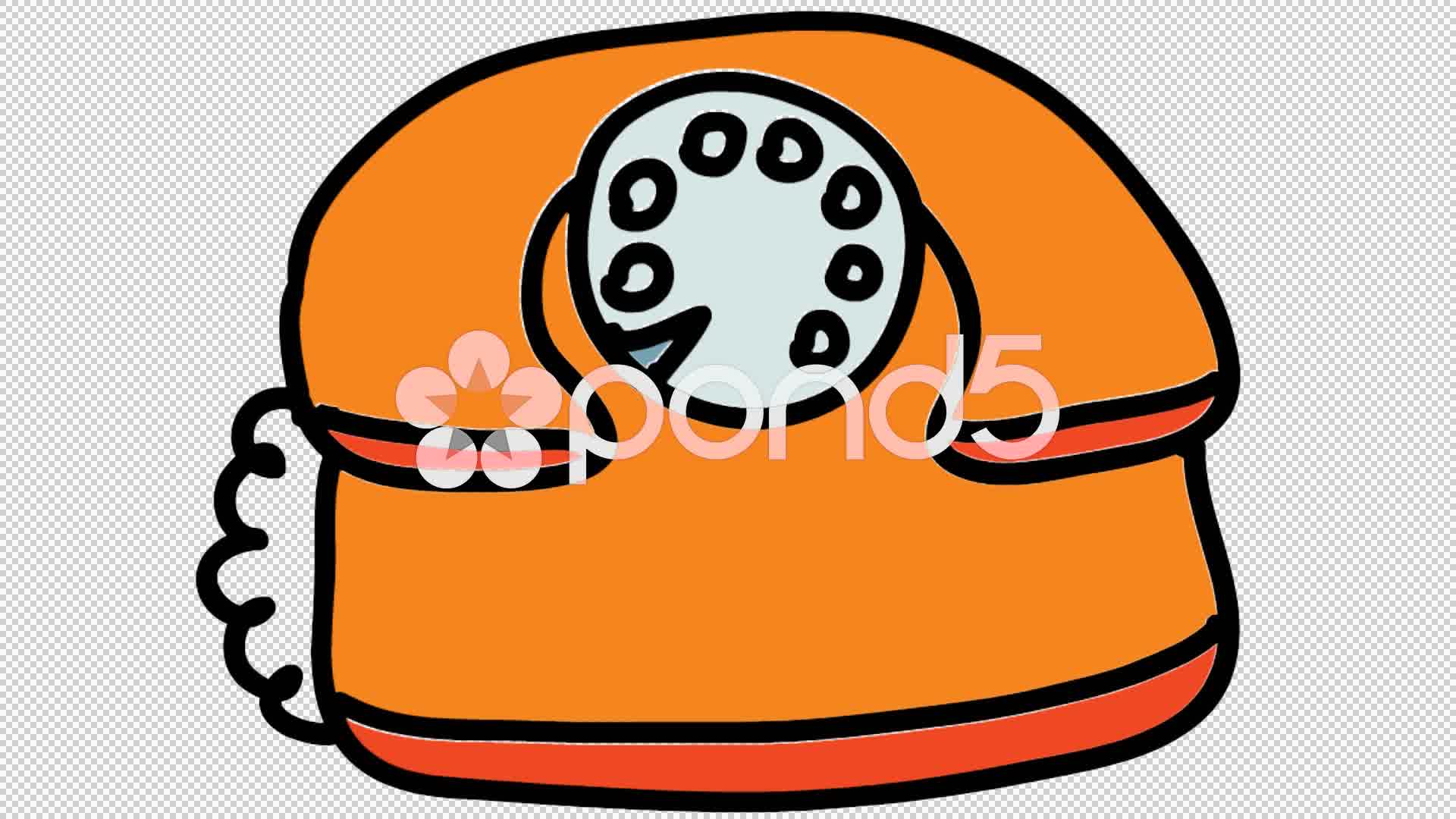 1920x1080 old telephone cartoon line drawing illustration animation - Old Telephone Drawing