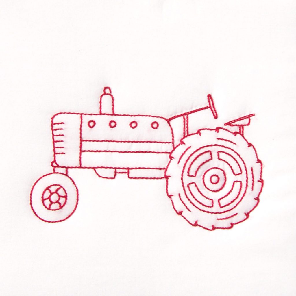 1024x1024 Old Tractor Quilt Blocks Jack Dempsey Needle Art - Old Tractor Drawing