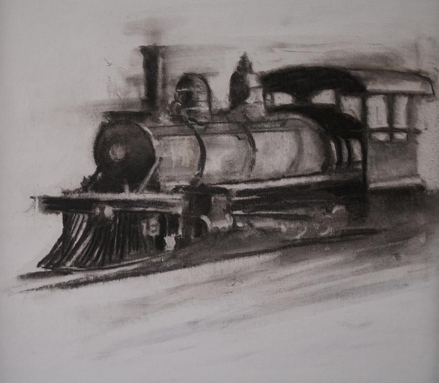 900x785 Old Train Drawing - Old Train Drawing