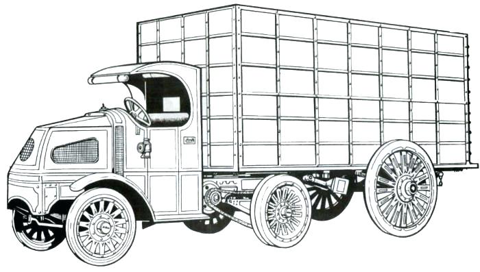700x397 Printable Old Truck Coloring Pages Old Cars Coloring Pages Free - Old Truck Drawing