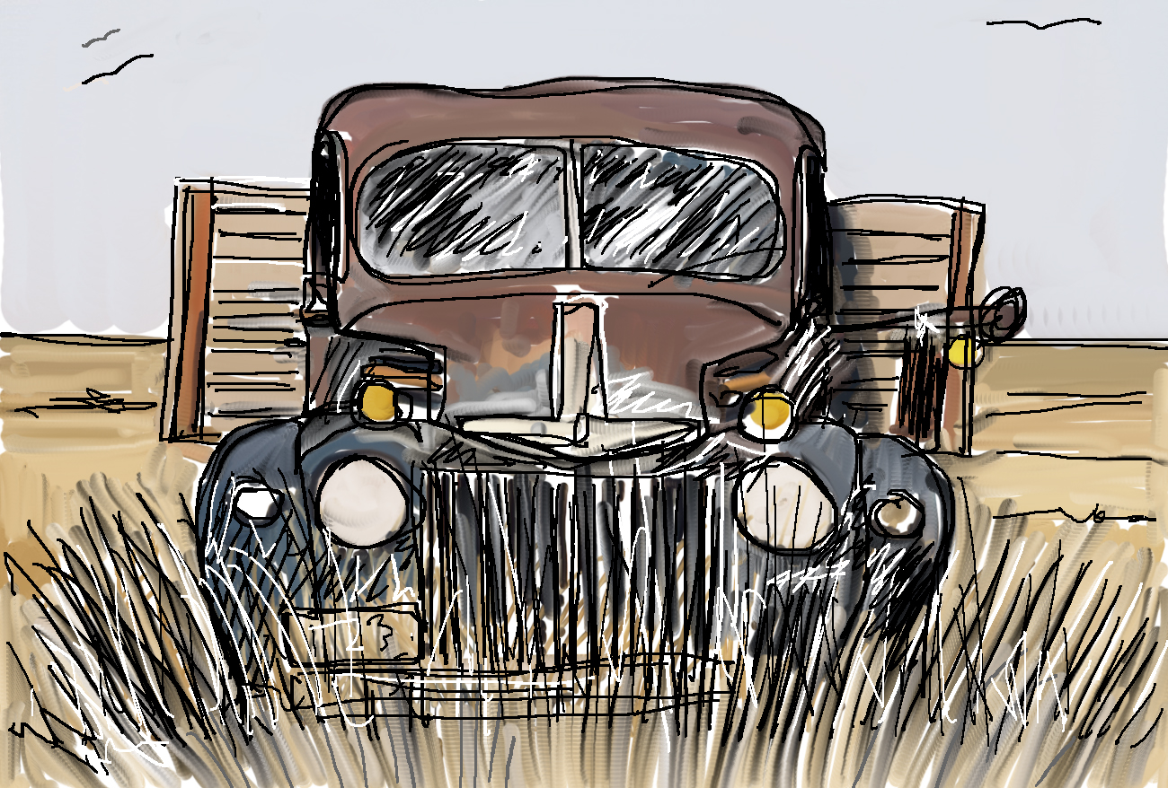 Old Truck Drawing at Explore collection of Old