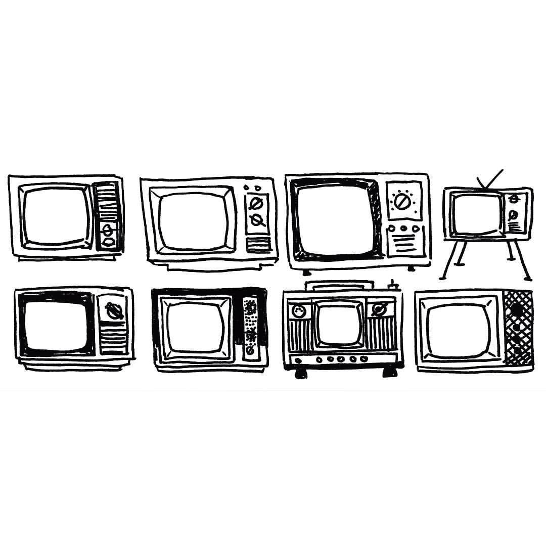 1080x1080 Resultado De Imagen De Old Television Draw Tumblr Sketching - Old Tv Drawing