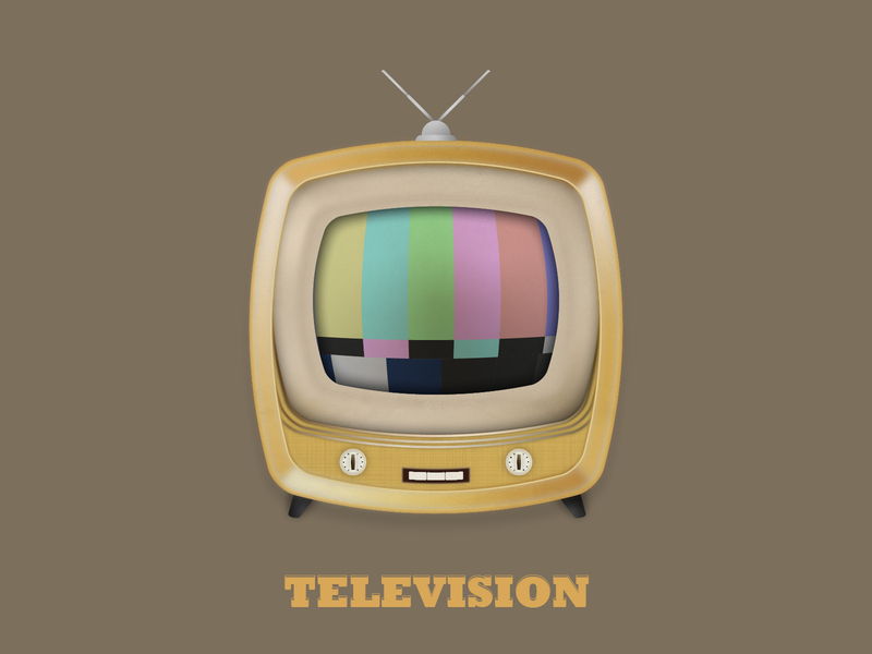 800x600 An Old Television - Old Tv Drawing