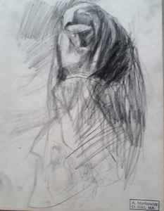 233x300 Old Woman Recto,  Women, Verso - Old Woman Drawing