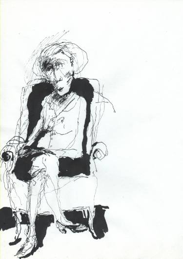 375x531 Old Woman Drawing - Old Woman Drawing