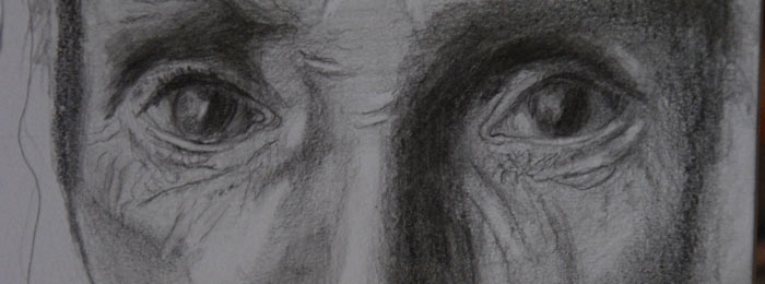 700x260 Old Woman Portrait - Old Woman Drawing