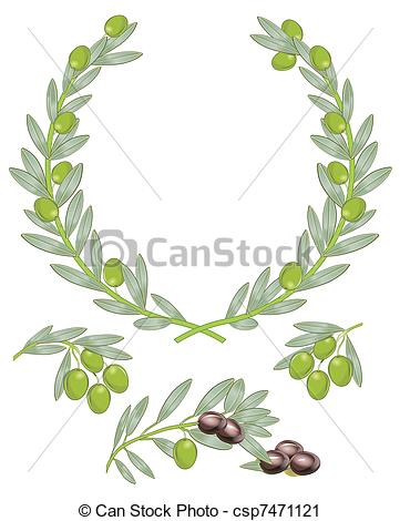 361x470 olive branch - Olive Branch Drawing