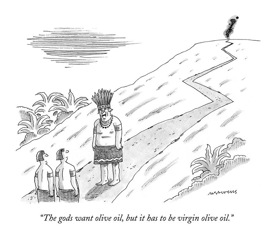 900x781 the gods want olive oil drawing - Olive Oil Drawing