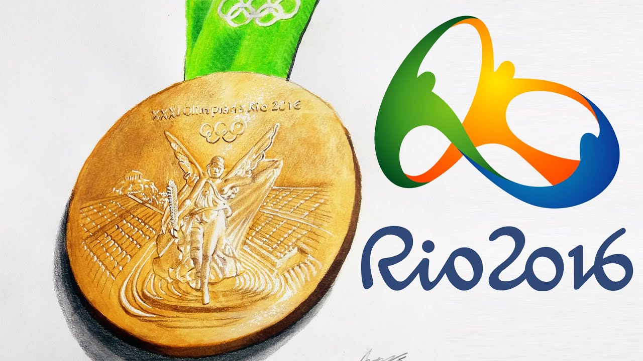 1280x720 Speed Drawing - Olympic Medal Drawing