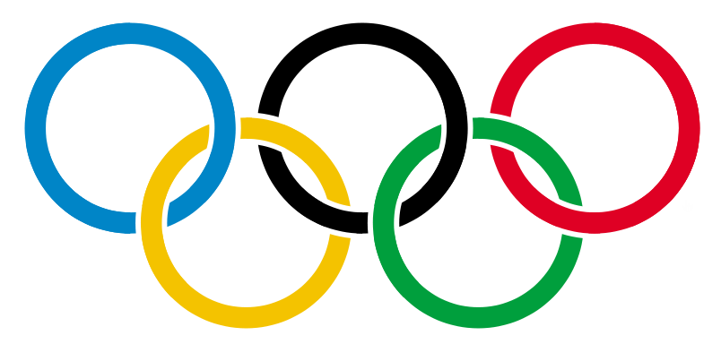 804x384 Graphics - Olympic Rings Drawing