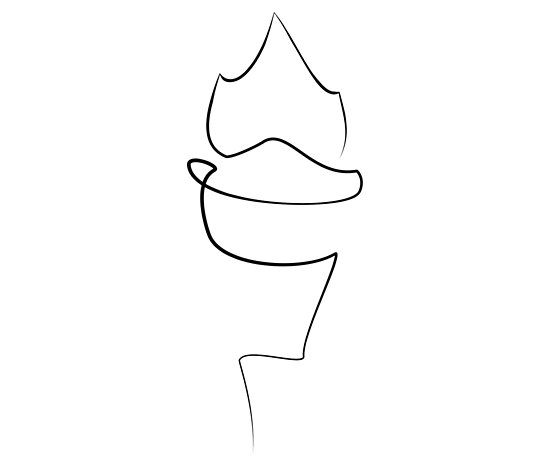 550x467 olympic torch posters - Olympic Torch Drawing