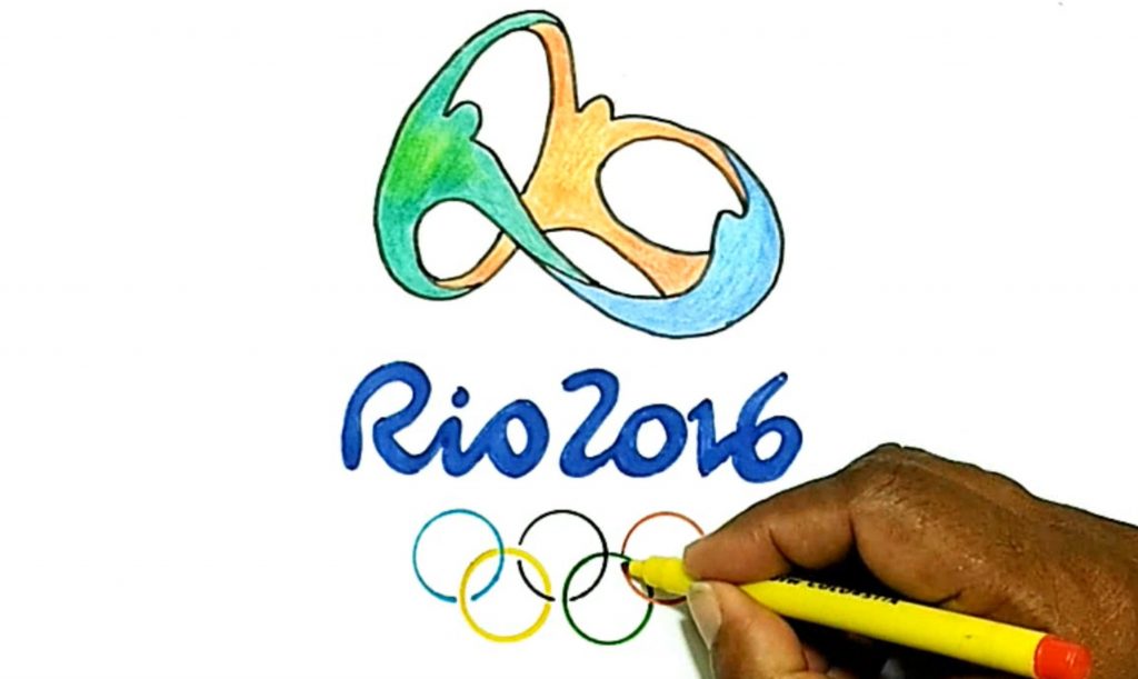 1024x611 how to draw the rio olympics logo how to draw stuff - Olympics Drawing
