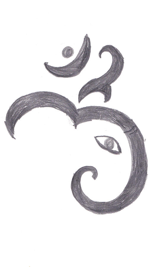 529x900 Ganesha Om Drawing - Om Drawing