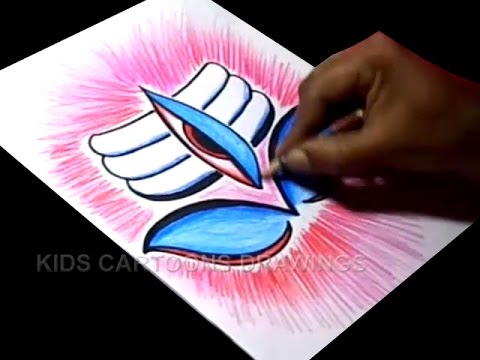 480x360 How To Draw Lord Om Namah Shiva Step - Om Drawing