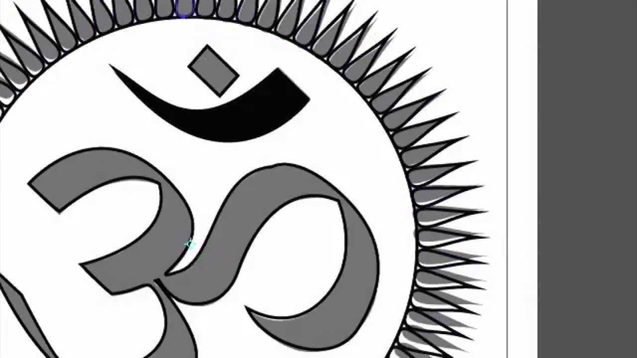 1280x720 Om Drawing - Om Drawing