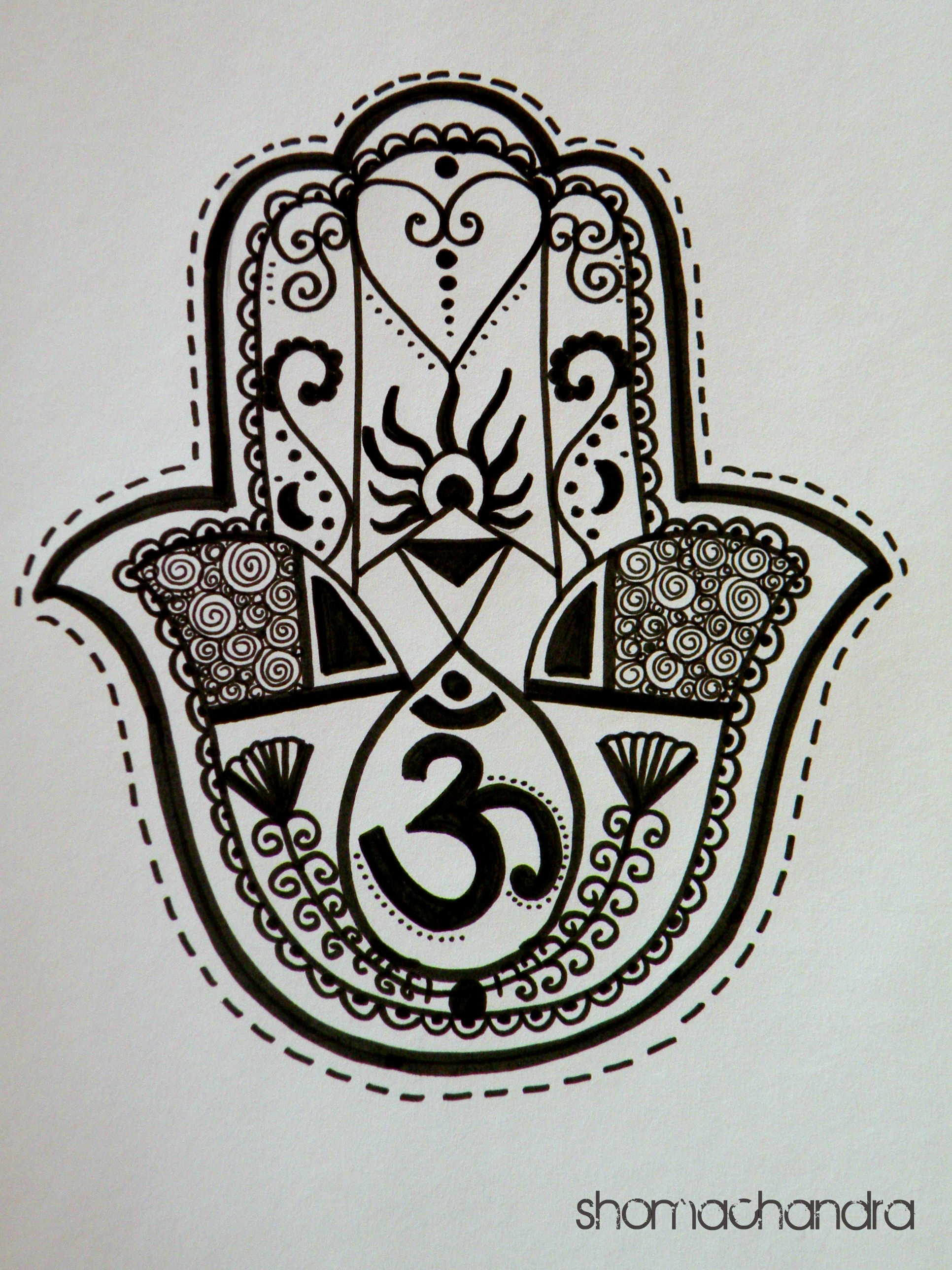 Om Drawing at PaintingValley.com | Explore collection of Om Drawing