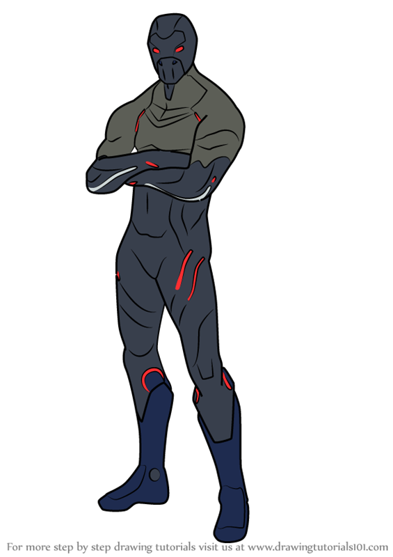 565x800 learn how to draw omega from fortnite - Omega Drawing