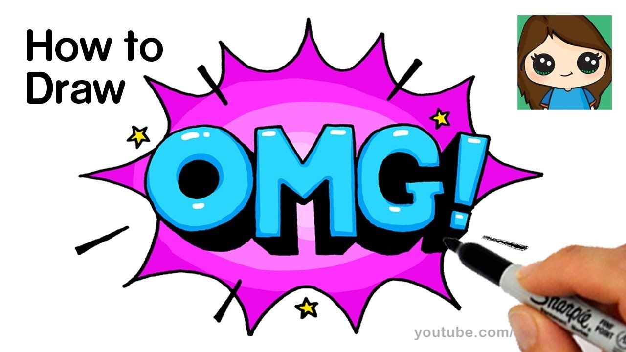 1280x720 how to draw omg bubble letters easy arted draw so cute bubble - Omg Drawing