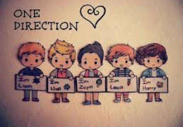 760x530 draw a cartoon picture of one direction for you - One Direction Cartoon Drawings