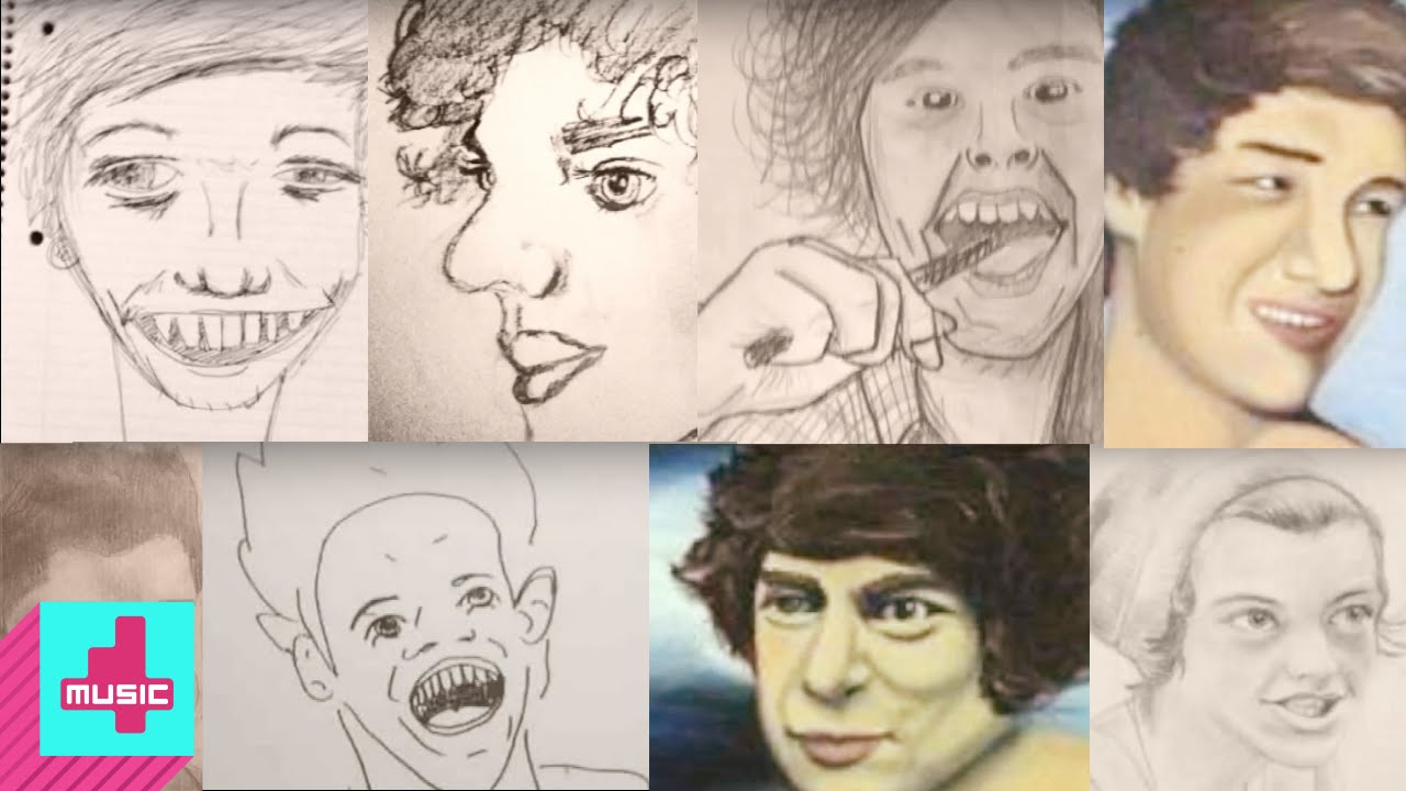1280x720 one direction best worst fan art drawings - One Direction Drawings