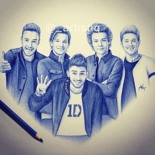 640x640 one direction drawing pic drawing skill - One Direction Drawings