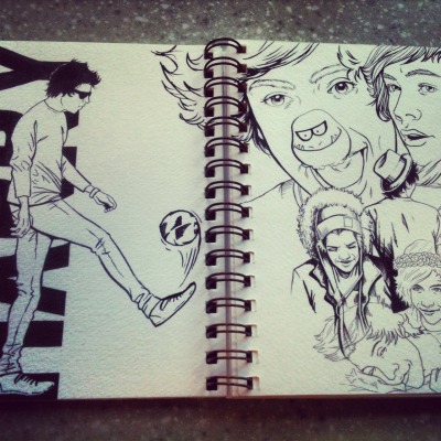 400x400 one direction drawing tumblr - One Direction Drawings